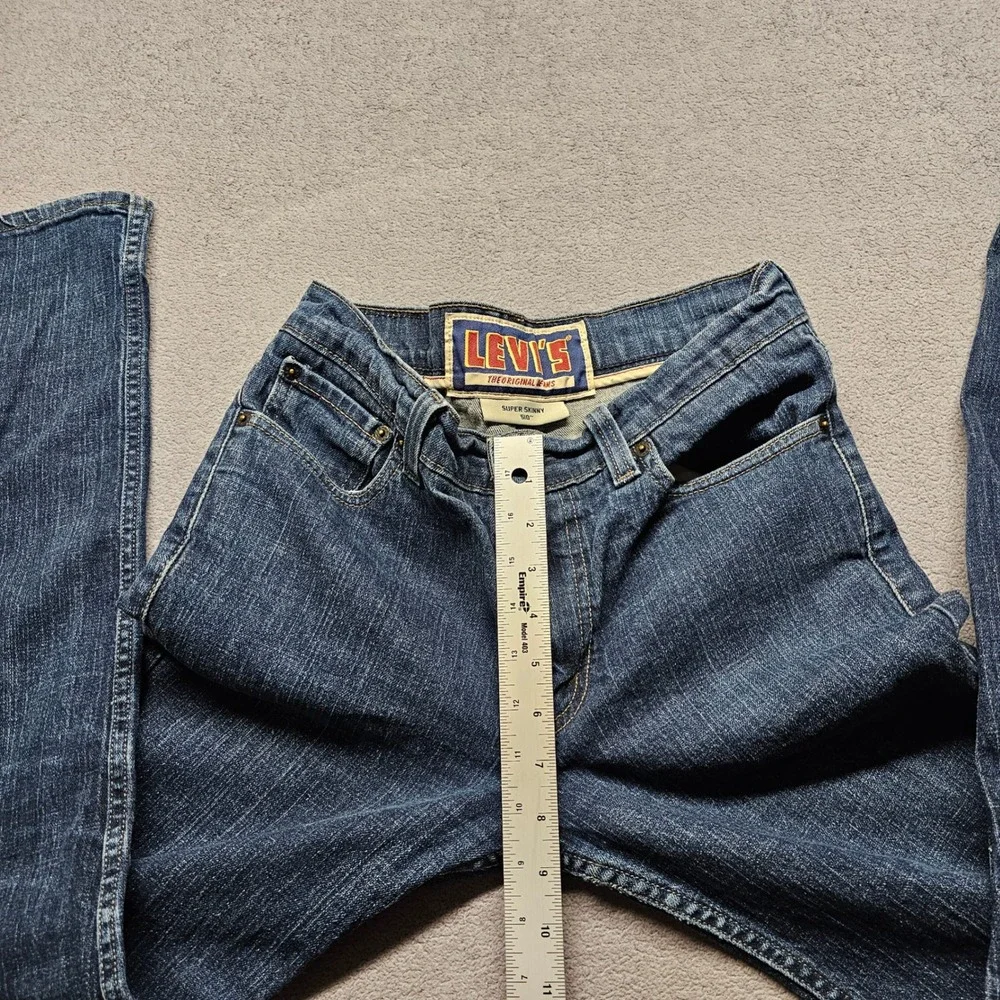 Levi's 510 Super Skinny Jeans Mens 32x30 Blue Denim Medium Wash Stretch 5-Pocket